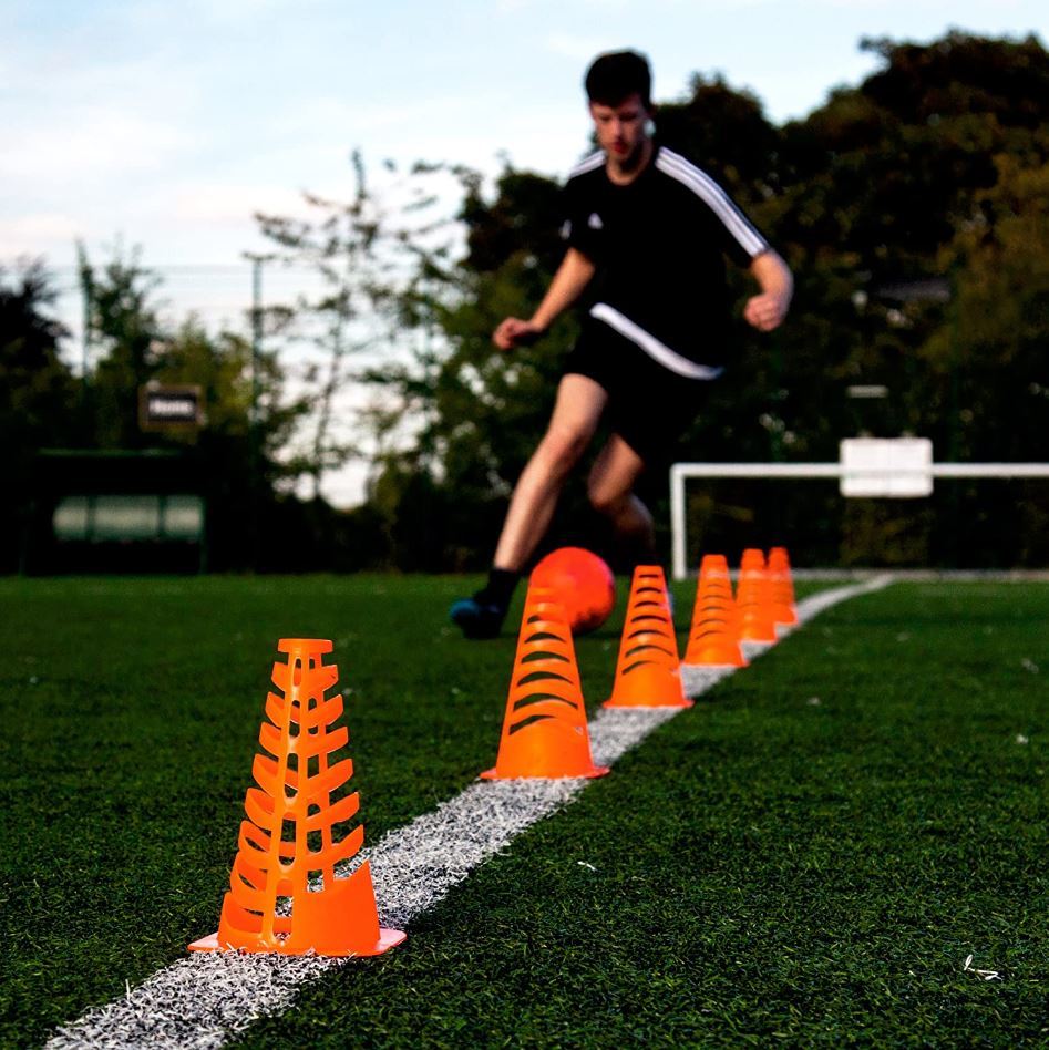 Slotted Training Cones X6