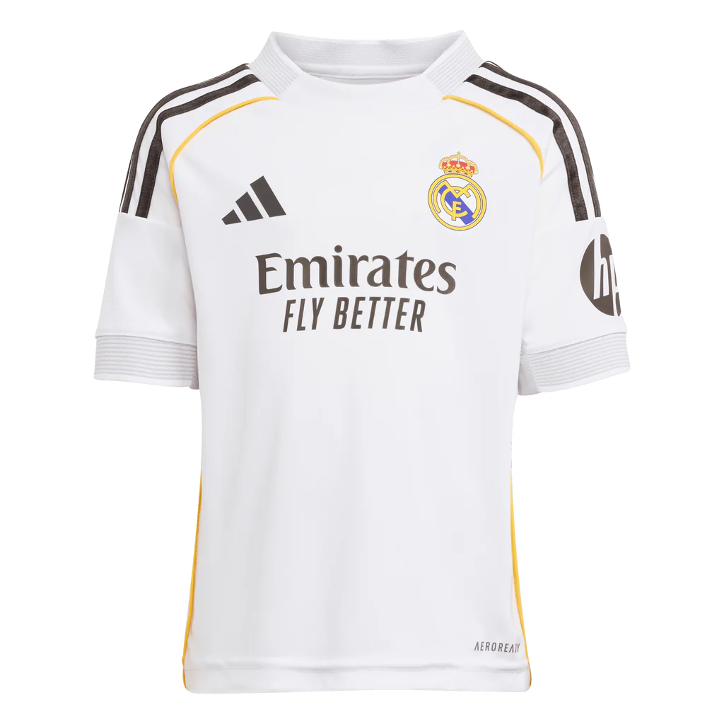 חליפת משחק ילדים Real Madrid 25/26 Home Mini Kit Kids
