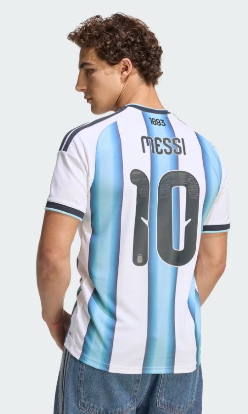 Argentina 26 Home Messi Jersey