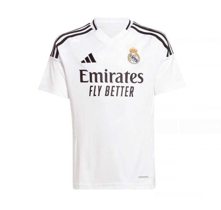 REAL HOME JERSEY 24/25 חולצת משחק בית ריאל מדריד